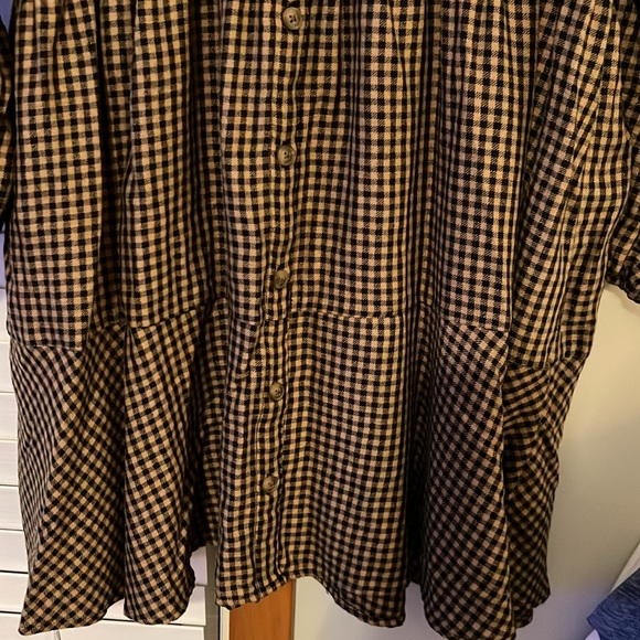 Maurices Brown Checkered Dress - Picture 3 of 6